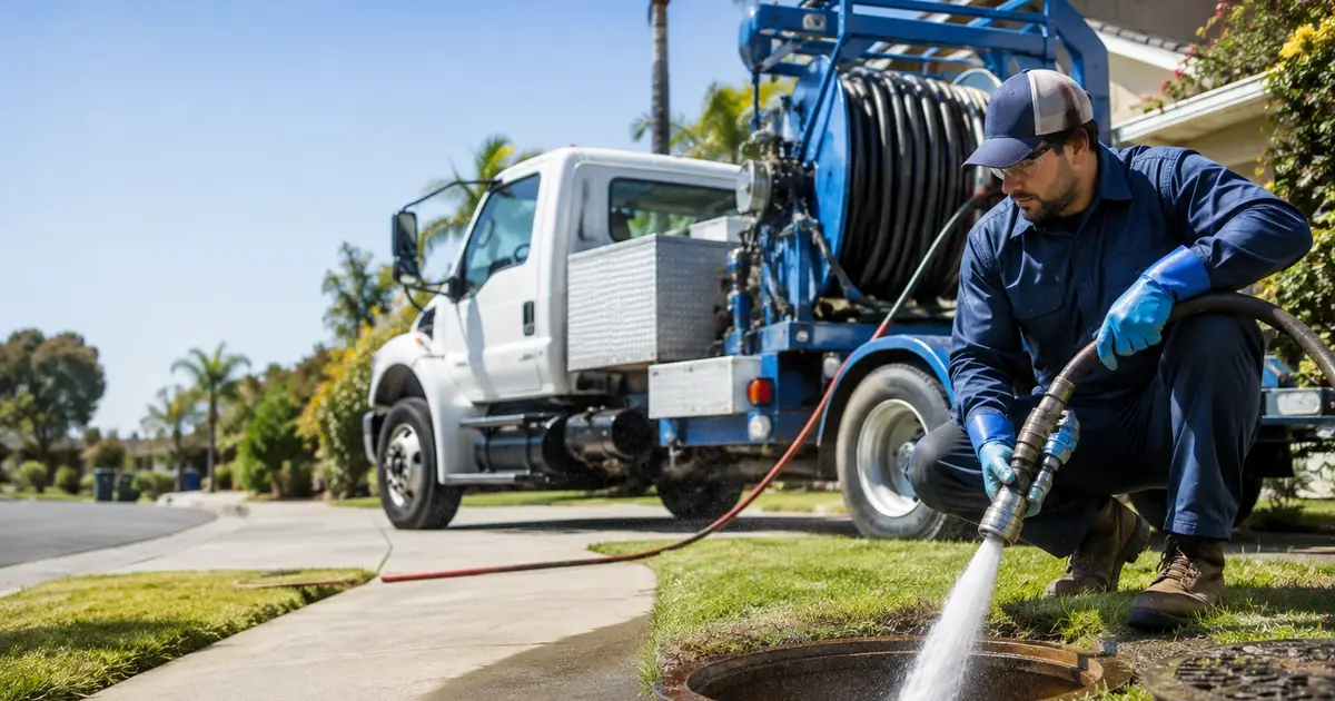 Hydro jet sewer cleaning Running Springs