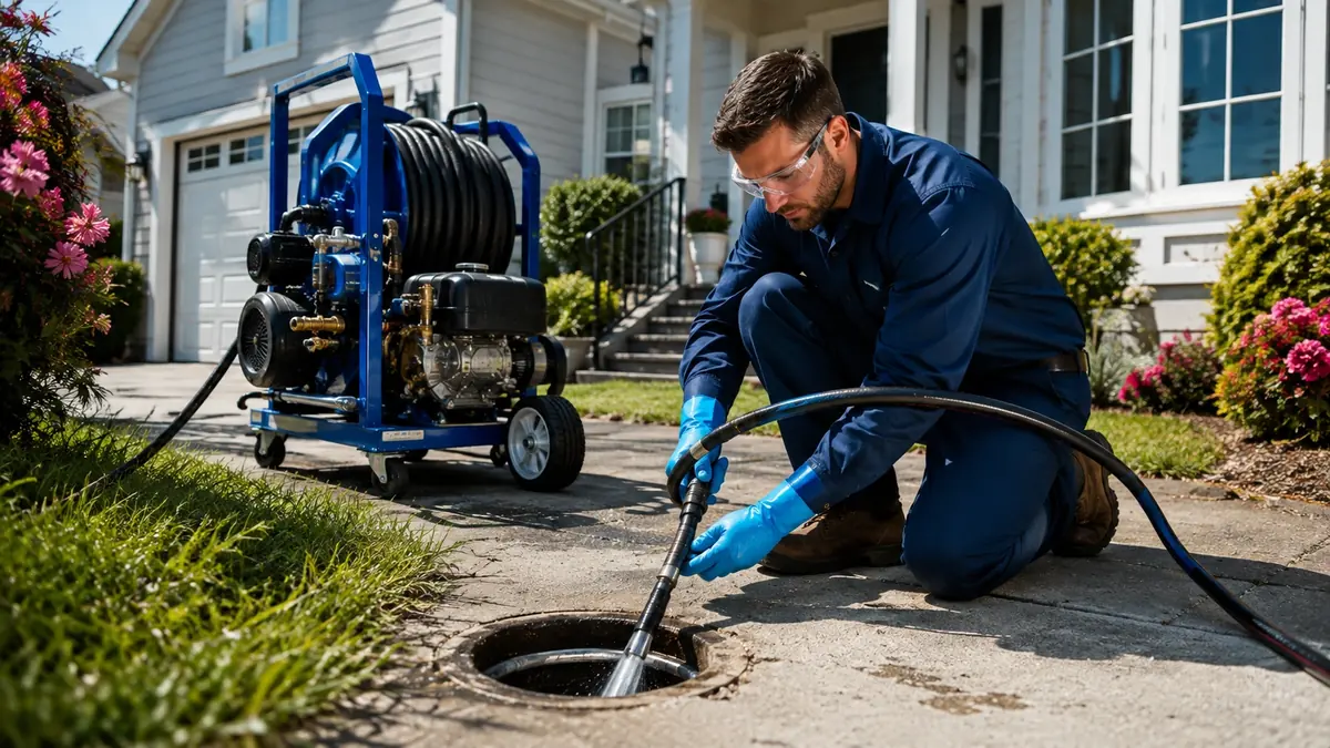 Residential Hydro Jet Drain Cleaning in Running Springs
